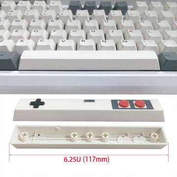 6.25U Space Keycaps für mechanische Tastaturen. Anpassungs-Tastenkappe für Gateron Akko Switch etc.